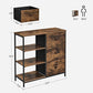 Rustic Brown Storage Cabinet and Sideboard FredCo