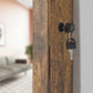 Rustic Brown Wall-Mounted Jewelry Organizer FredCo