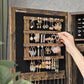 Rustic Brown Wall-Mounted Jewelry Organizer FredCo