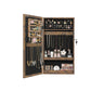 Rustic Brown Wall-Mounted Jewelry Organizer FredCo
