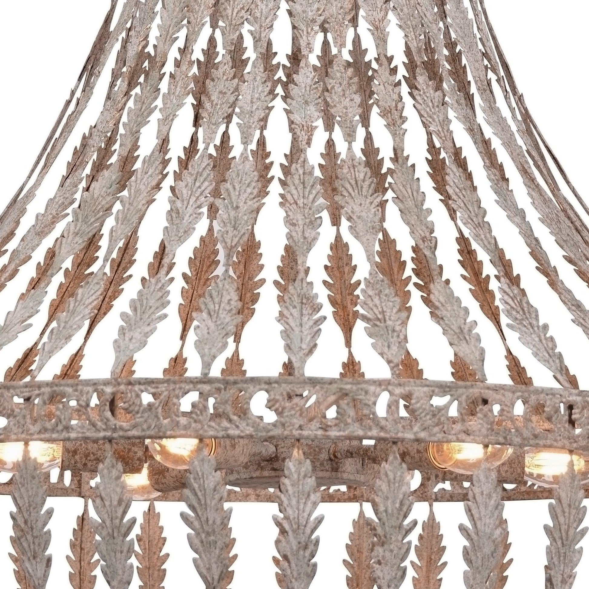 Rustic Empire Chandelier ZD6516-6GCG FredCo