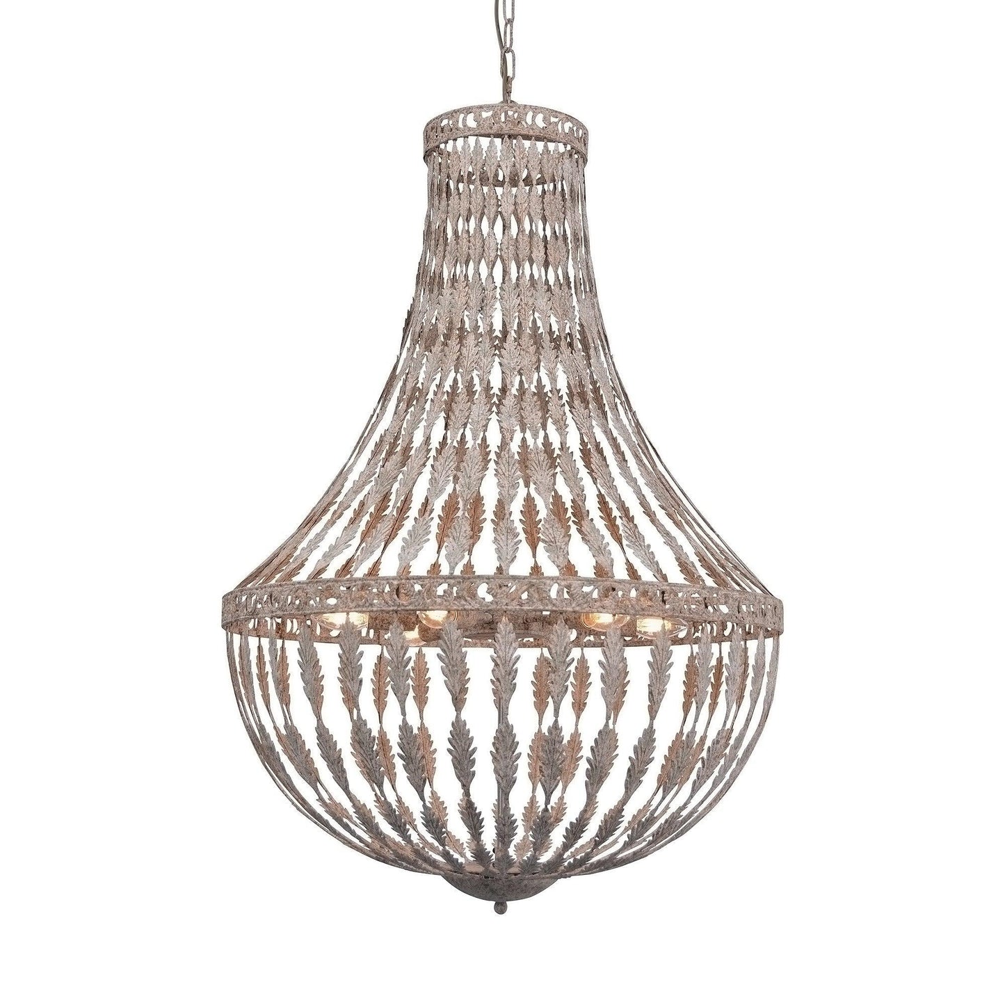 Rustic Empire Chandelier ZD6516-6GCG FredCo