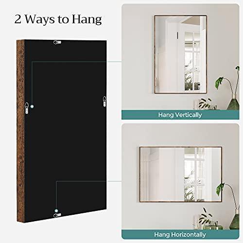Rustic Vanity Mirror FredCo