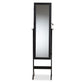 Ryoko Modern and Contemporary Black Finished Wood Jewelry Armoire with Mirror FredCo