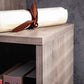 S-Shape Gray Bookcase and Display Shelf FredCo