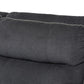 Sabella Modern and Contemporary Dark Grey and Light Grey Two-Tone Fabric 7-Piece Reclining Sectional FredCo