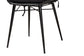 Sabelle Modern Bohemian Black Finished Rattan and Metal Dining Chair FredCo