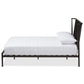 Sabine Modern and Contemporary Antique Bronze Metal Queen Size Platform Bed FredCo