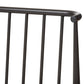 Sabine Modern and Contemporary Antique Bronze Metal Queen Size Platform Bed FredCo