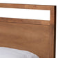 Saffron Modern and Contemporary Walnut Brown Finished Wood King Size 4-Drawer Platform Storage Bed FredCo