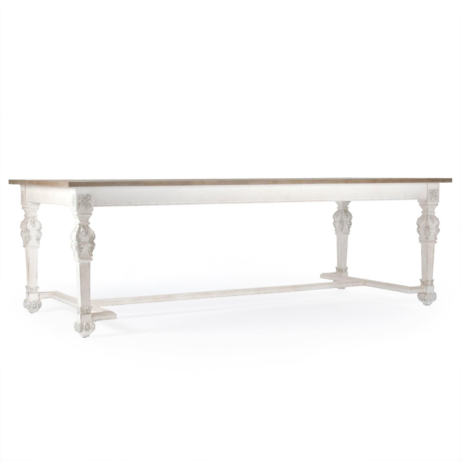 San Francisco Dining Table (White) LI-SH9-25-26 White FredCo