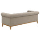 Sandrine 2-piece Button Tufted Tuxedo Arms Living Room Set Camel 509741-S2 Coaster FredCo