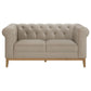 Sandrine 3-piece Button Tufted Tuxedo Arms Living Room Set Camel 509741-S3 Coaster FredCo