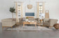 Sandrine 3-piece Button Tufted Tuxedo Arms Living Room Set Camel 509741-S3 Coaster FredCo