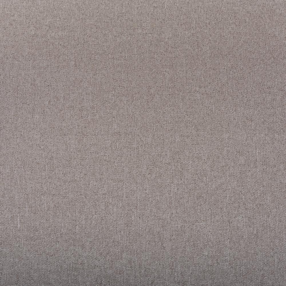 Sandrine Modern and Contemporary Grey Fabric Upholstered Walnut Brown Finished Wood Ottoman FredCo