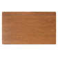 Sanford Mid-Century Modern Tan Faux Leather Upholstered and Walnut Brown Finished Wood 5-Piece Dining Nook Set FredCo