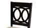 Sanne Modern Beige Fabric and Espresso Brown Finished Wood 5-Piece Dining Set FredCo