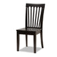 Sasa Modern and Contemporary Dark Brown Finished Wood 5-Piece Dining Set FredCo