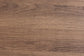 Savion Modern Industrial Walnut Brown Finished Wood and Black Metal End Table FredCo
