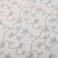 Scroll Soft Diffused Light Airy Lightweight Floral Sheer Curtain Set FredCo