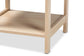 Sebille Mid-Century Modern Light Brown Finished Wood 1-Drawer Nightstand with Natural Rattan FredCo