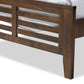Sedona Modern Classic Mission Style Brown-Finished Wood Twin Platform Bed with Trundle FredCo