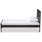 Sedona Modern Classic Mission Style Dark Brown-Finished Wood Twin Platform Bed FredCo