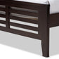 Sedona Modern Classic Mission Style Dark Brown-Finished Wood Twin Platform Bed with Trundle FredCo