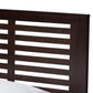 Sedona Modern Classic Mission Style Dark Brown-Finished Wood Twin Platform Bed with Trundle FredCo