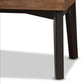 Selena Mid-Century Modern Brown Wood 4-Drawer Dresser FredCo