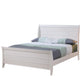 Selena Twin Sleigh Platform Bed Buttermilk 400231T Coaster FredCo