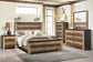 Sembene Bedroom Set Multicolor and Antique Multi Coaster Eastern King, 5 Piece FredCo