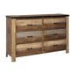 Sembene Bedroom Set Multicolor and Antique Multi Coaster Eastern King, 5 Piece FredCo