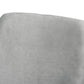 Sennet Glam and Luxe Grey Velvet Fabric Upholstered Gold Finished Armchair FredCo