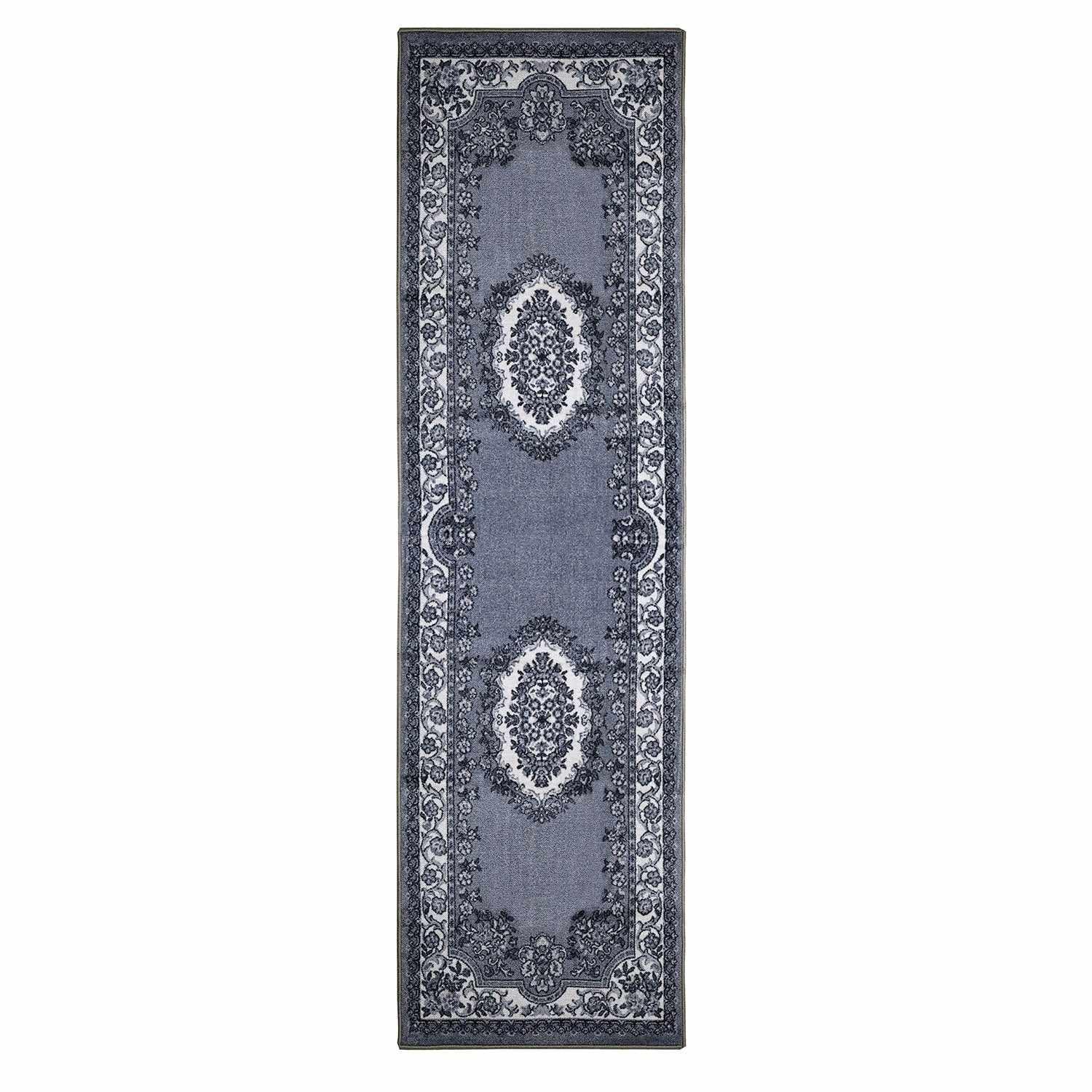 Seraphina Non-Slip Foldable Vintage Floral Rug FredCo