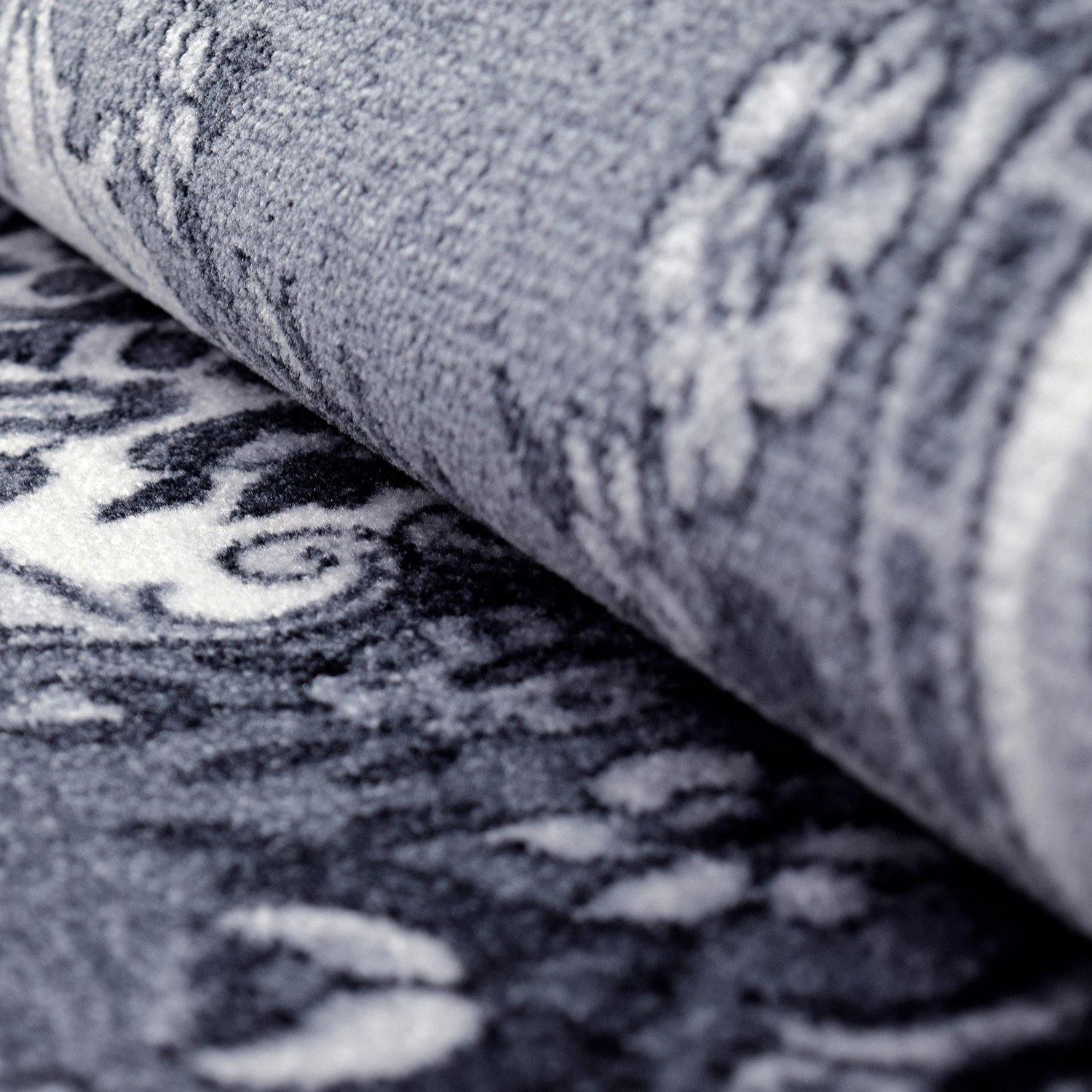 Seraphina Non-Slip Foldable Vintage Floral Rug FredCo