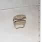 Serge French Industrial Silver Metal 2-Drawer Accent Storage Cabinet FredCo