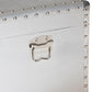 Serge French Industrial Silver Metal Storage Trunk FredCo