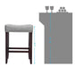 Set of 2 Gray Bar Counter Dining Stools FredCo