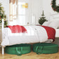 Set of 2 Green Wreath Storage Bag for Holiday FredCo