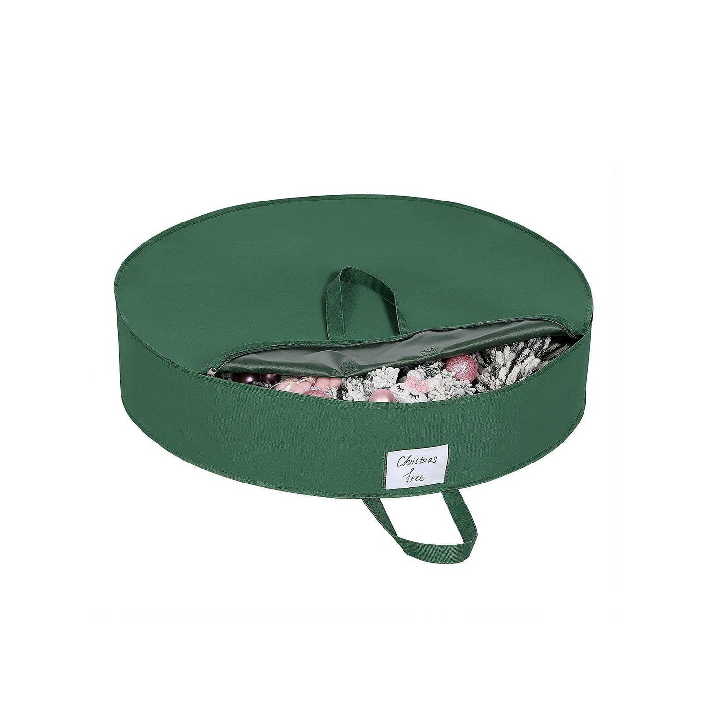 Set of 2 Green Wreath Storage Bag for Holiday FredCo