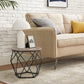 Set of 2 Nesting Tables Gray FredCo