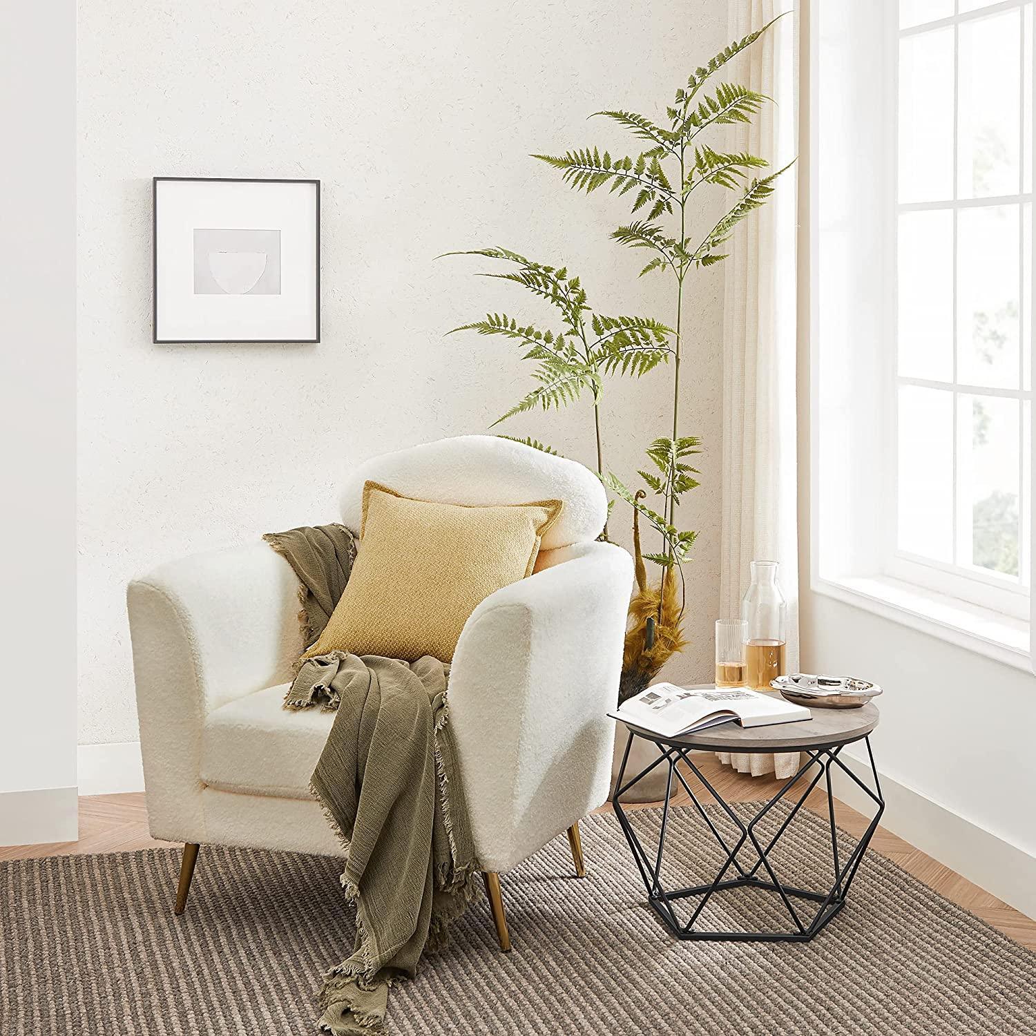 Set of 2 Nesting Tables Gray FredCo