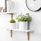 Set of 2 Plant Pots White FredCo