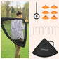 Set of 2 Pop-Up Soccer Goals, Black FredCo