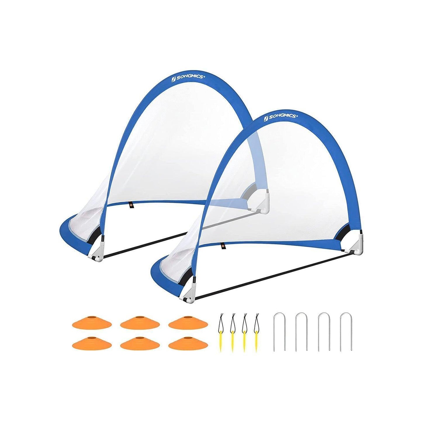 Set of 2 Portable Soccer Goals FredCo