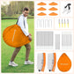 Set of 2 Portable Soccer Goals with Carry Bag FredCo