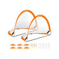 Set of 2 Portable Soccer Goals with Carry Bag FredCo