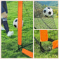Set of 2 Soccer Net for Backyard, Orange FredCo