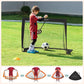 Set of 2 Soccer Net for Backyard, Orange FredCo